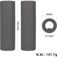 Handlebar Grips Gray For Xiaomi 5/5 Pro/5 Max Electric Scooter Anti-slip Silicone Rubber Cover Accessories