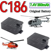 7.4V 350mAh LiPo Battery For RC ERA C186 PRO RC Helicopter Battery Orginal Battery For C186 BO105 RC Aircraft Spare Accessories