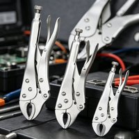 Industrial-Grade C-Type Fixed Pressure Pliers - Heavy Duty Multi-Function Force Wrench Tool for Mechanical & Auto Repair