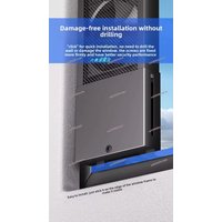 No-punching Window Powerful Exhaust Fan Household No-installation Window Ventilation Fan Silent and Retractable