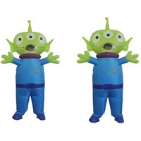 Three Eyed Alien Inflatable Suit Children's Day Parent-child Game Cartoon Doll Costume Performance Parade Cosplay Clothing Prop image 4