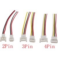 10Pcs MX 2.0mm Pitch Male/Female Plug Socket Docking Battery Charging Cable Connector Electronic Wire Length 15CM