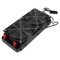 Best Aluminum 240mm 10 Pipe Water Cooling Cooled Row Heat Exchanger Radiator with Fan for CPU PC Water Cooling System