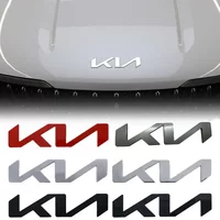 Metal Car Front Hood Rear Emblem Badge Sticker for KIA Logo K5 K3 K7 Sportage 4 Rio 3 KX3 Picanto Ceed Soul Forte Optima Stinger