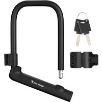 AliExpress NONE WEST BIKING Bike Lock U-Lock Heavy Duty Bicycle Motorcycle Anti-Theft Lock with 2 Keys & Lock Holder for Bike Motorcycle Scooter