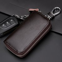 Car key bag Large capacity zipper Men's and women's waist hanging household key bag buckle Universal multi-function key bag for