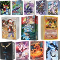 60/100/151Pcs English Pokemon cards Cartoon Arceus Charizard Pikachu Vmax EX MEGA GX TAG 1996 First generation Rare Flash Card