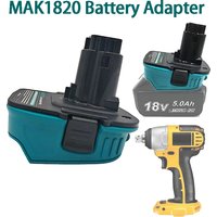 MAK1820 Battery Converter Adapter for Makita BL Series 18V lithium Ion Batteries Compatible for Dewalt 18V Electric Power Tools