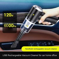 Powerful Portable Cleaning Machine Tools 120W High Power Wireless Car Vacuum Cleaner Fully Automatic Power Cleaning Appliance