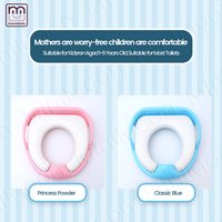 Weicher Baby-Toilettensitz mit gepolstertem Design, fördert das Töpfchentraining mit Komfort und Spaß für Kleinkinder