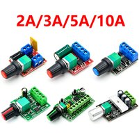 1pcs 2A 3A 5A 10A Voltage Regulator PWM DC Motor Speed Controller Governor Stepless Speed Regulator LED Dimmer Power Controller