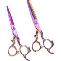 Professional Scissors 5.5" 6" Stainless Hair Cutting Scissors Barber Hairdressing Scissors Thinning Shears Dropshipping Z9003