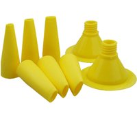 Caulking Nozzle Cone 8 Pieces for Caulking Caulk Nozzles Applicator Sausage Caulking Cone Nozzles Reusable Drop Shipping