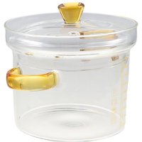 Cookware Glass Soup Pot Explosion-proof Thickened Glass Stockpot Binaural Mini Kitchen