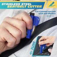 8PCS 3 in 1 Car Escape Tool Keychain Glass Breaker Seatbelt Cutter Survival Whistle Universal Emergency Tool All Cars