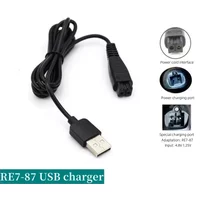 4.8V 5V 1.25A USB Charger Compatible For Panasonic RE7-87 RE7-59 ES-LF50 ES-LA10 ES-LA50 ES-LA92 acr3 acr4 acr5 series Shaver