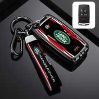 Racing Style Design Car Key Case Cover Protect Shell For Land Rover Range Rover Discovery 5 Sport 2018 2019 Auto Keys Accessory