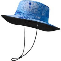 BASSDASH UPF 50+ Water-Resistant Fishing Bucket Hat with Laser Perforated Mesh Adjustable for Men Women Outdoor Hiking