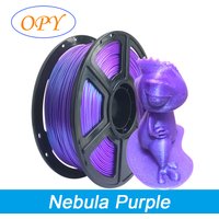 Opy Glitter Change Color Pla Filament 1Kg 1.75Mm 100G 10M Burnt Titanium Nebula Purple Sample Plastic 3D Printer Smooth Thread