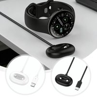 Type-C Magnetic Charging Cable Base for Smart Watch, Portable 2-Pin Magnetic USB Charger for For Google Pixel Watch 4 41mm 45mm