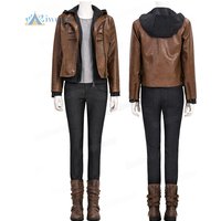 Game Grace Cospaly Costume Movie Resident 9 Grace Ashcroft Shoes jackets pants XS-XXXL Halloween men women fantasy uniform set