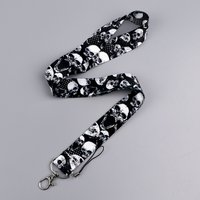Human Skeleton Lanyard Card Holder Neck Strap for key ID Card Phone Straps Badge Holder Hanging Rope Phone Accessories Gifts