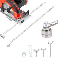 Adjustable Positioning Calipers for Precise Measurements Circular Saw Guide Rail Stainless Steel Precision Cutting Guide Measuri