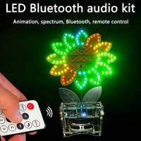 LED Sunflower Bluetooth Sound Kit Animation Mode Music Spectrum Creative Fun DIY Electronic Production Parts