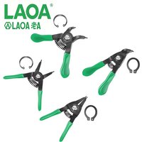 LAOA Mini Snap Ring Circlip Pliers 3 Inch Right Angled Tip Portable Multifunctional Repair Hand Tools
