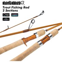 Hunthouse 1.85m UL Trout Fishing Rod 7+1 Guide Spinning Ultra Light Lure WT 0.2-0.8g Carbon Fiber 0.7mm Top Bass Fish Tackle
