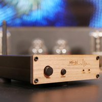 MS-D1 HiFi Audiophile Bluetooth DAC Decoder with Solid Wood Panel Ceramic-Cased Op-Amps Bluetooth/USB/Coaxial Input Accessories