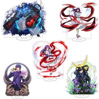 16CM Anime Tokyo Ghoul Daimamoru hachiun Tsukiyama Shuu Kirishima Tōka Kamishiro Rize Cos Acrylic Figure Stand Ornaments Gifts