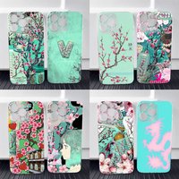 A-ArizonaES Green Tea Phone Case For iPhone 12,16,11,14,13,17,15 Plus,Pro,Max,Plus,E,Air,Mini Transparent Cover