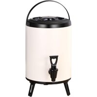 Hot Cold Drink Dispenser Stainless Steel Commercial Insulated Drink Dispenser for Banquets Offices Tea Houses Wedding Camping