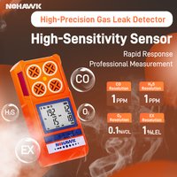 NOHAWK 4-in-1 Portable Gas Detector Combustible Natural Leak Alarm with Sound Screen Vibration for Home or Factory Safety