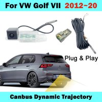 HICAMRUI Rückfahrkamera für VW Golf VII MK7 R GTD Variant GTE 2012 bis 2020 OEM Radio Plug and Play Ohne Codierung