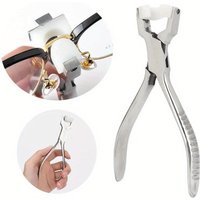 Edelstahl Brillen Einstellen Nase Zange Brillen Gläser Rahmen Schmuck Nylon Flache Backe Ring Zange Reparatur Werkzeug Zubehör