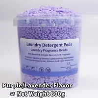 Laundry Scent Booster Beads, Lavender flavor Net Weight 800g per bottle, with measuring scoop. Fragrance Enhancer