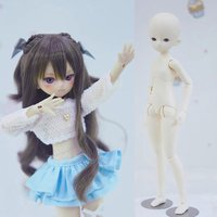 New UFdoll 1/6BJD Doll Joint Body for Blyth, GSC, Similar To OB24 Girls Body No Makeup Doll Head Replacement Hand