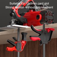 Woodworking Clamp Track Saw Clamp Fit for Makita Track Saw Rail 90kg Clamping Force Multifunctional Woodworking Clamp