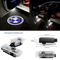 2/4Pcs LED Welcome Light Projector for BMW X1 1/3/5/7 Series E84 E90 E60 F10 F30 F15 F25 M3 M5 Door Decoration Car Accessories