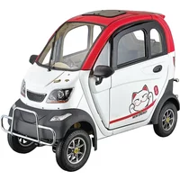 Hot Sale 2-Seater 3-Seater Electric Mobility Cars Low Speed Adult Vehicle Scooter For Family Cheap New Energy Vehicle
