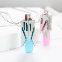 Lucky Stone - Hatsune Miku Anime Peripheral Anniversary Glow Pendant Couple Necklace