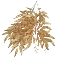 Gold Series Simulation Plant Wholesale Simulation Flowers Fake Flower Mist Maple Leaf Phoenix Tail Wedding Decoration Display
