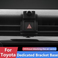 Car Mobile Phone Holder Dedicated Mounts Bracket Base Rotatable Support Accessories For Toyota CHR Corolla RAV4 Camry Prado