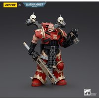 【Accessories】JOYTOY Warhammer 1/18 Action Figures World Eaters Khorne Berzerker Eviscerator Chainsword Model Toy 3.75inch