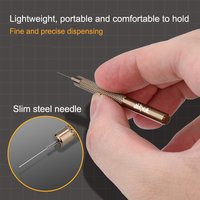 Metal Precision Glue Dispenser For Scale Model Building Tools Glue Applicator Military Hobby DIY Craft Tool