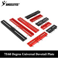 Angeleyes 75/60 Degree Universal Dovetail Plate, Vixen Narrow Rail 60 Degree Star Finder Slot,Astronomical Telescope Accessories