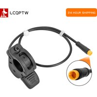 Ebike Thumb Throttle 300X Speed Control Finger Throttle 24V 36V 48V 72V Right/Left Both Sides for Electric Bicycle Accelerator