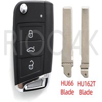 1pc 3 Buttons MQB Remote Key Shell Cover For Golf 5 7 Sportsvan GTI MK7 For Skoda Octavia A7 For Seat HU66/HU162T Blade